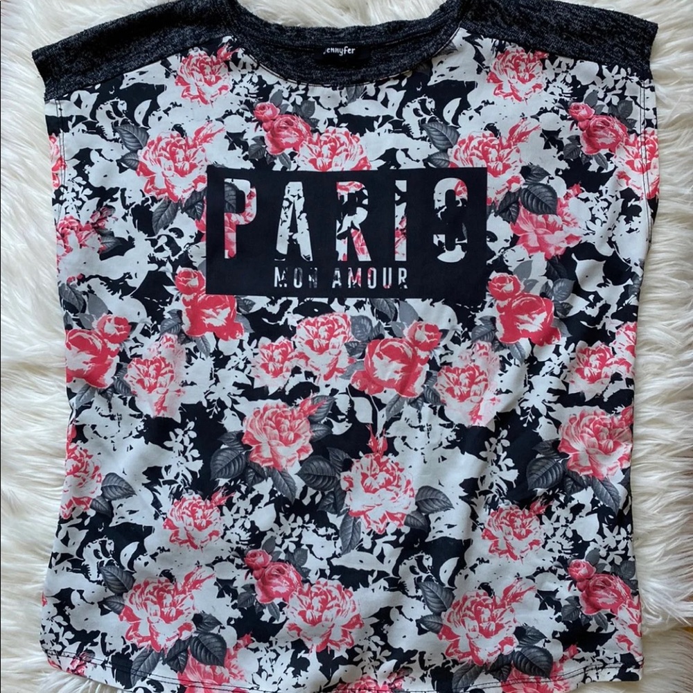 Paris Mon Amour dolman blouse